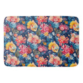 Farbenfrohe Unterwasserwelt Badematte (Vorderseite)