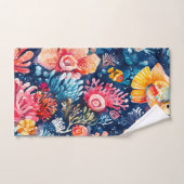 Farbenfrohe Unterwasserwelt Badhandtuch Set (Handtuch)