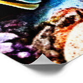Farbenfrohe Unterwasserwelt Poster (Ecke)