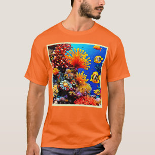 Farbenfrohe Unterwasserwelt T-Shirt
