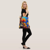 Farbenfrohe Unterwasserwelt Tasche (Am Model)