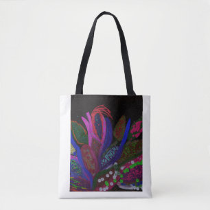 Farbenfrohe Unterwasserwelt Tote Tasche