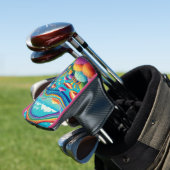 Farbenfrohe Unterwasserwelt unter dem Regenbogen Golf Headcover (In Situ)