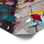 Farbenfrohe Urban Alley Poster (Ecke)