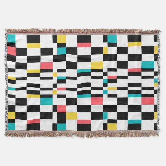 Farbenfrohe, urbane, moderne, trendige geometrisch decke (Vorderseite)