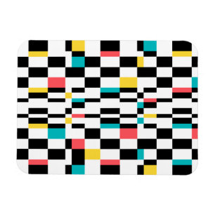 Farbenfrohe, urbane, moderne, trendige geometrisch magnet