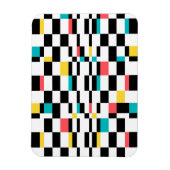 Farbenfrohe, urbane, moderne, trendige geometrisch magnet (Vertikal)