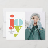 Farbenfrohe Urlaubsfotokarte Feiertagskarte (Vorderseite)