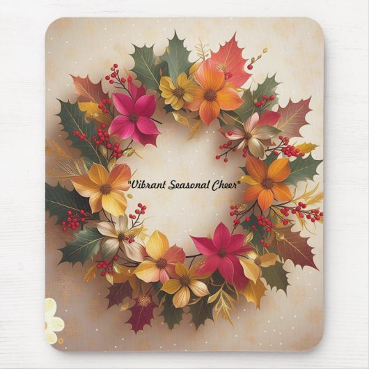 "Farbenfrohe Urlaubsmagie" Mousepad (Vorne)