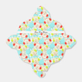 Farbenfrohe Urlaubsschneemänner Geschenkschachtel (Ungefaltet)