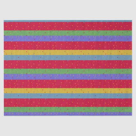 Farbenfrohe Urlaubstempel und -starsThemenpapier Seidenpapier (Vorderseite)