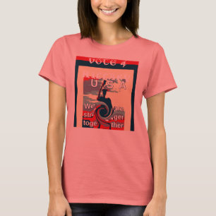 Farbenfrohe US-Abstimmung für Hillary Stronger Tog T-Shirt