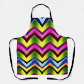 Farbenfrohe V Form Nahtloses Muster Schürze (Vorderseite)