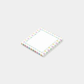 Farbenfrohe Valentine Conversation Hört Post-it Klebezettel (angewinkelt)