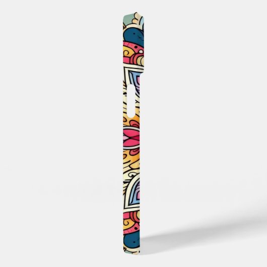 Farbenfrohe Vector Abstrakt Mandala Muster Case-Mate iPhone Hülle (Rückseite / Rechts)