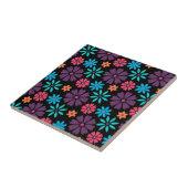Farbenfrohe Vector Blume Muster Fliese (Seite)