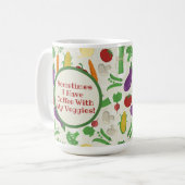 Farbenfrohe Veggies Classic Tasse, 15 oz Kaffeetasse (Vorderseite Links)