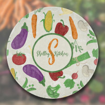 Farbenfrohe Veggies Cutting Board