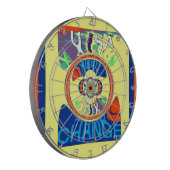 Farbenfrohe Veränderung in den USA: Ein festes Des Dartscheibe (Vorderseite Links)