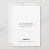 Farbenfrohe Verheiratete Weihnachten Vielen Dank (Rückseite)