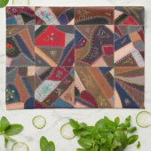 Farbenfrohe verrückte Steppe Geschirrtuch (Gefaltet)