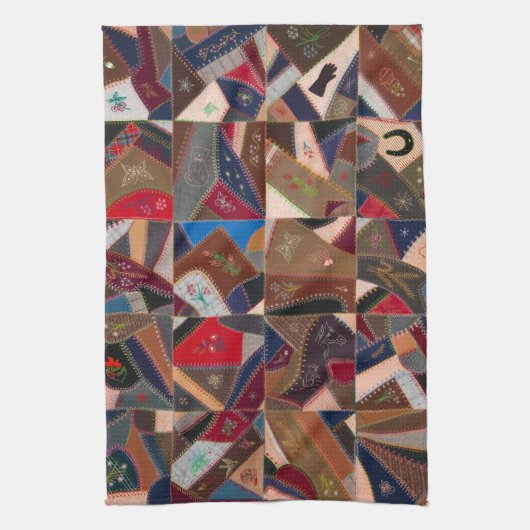 Farbenfrohe verrückte Steppe Geschirrtuch (Vertikal)
