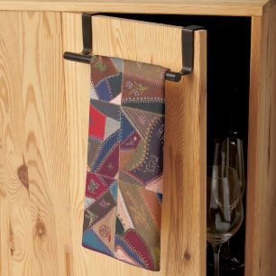 Farbenfrohe verrückte Steppe Geschirrtuch