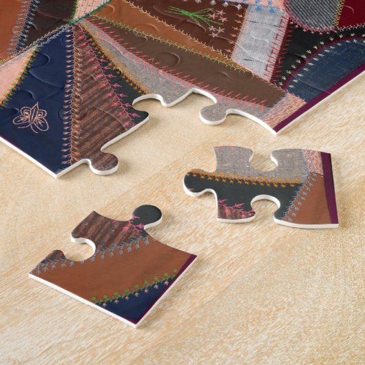 Farbenfrohe verrückte Steppe Puzzle (Seite)