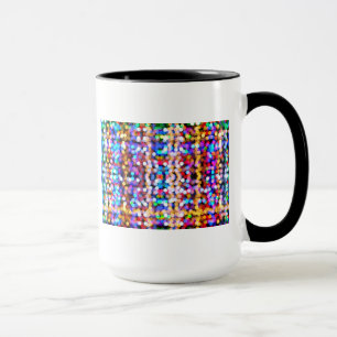 Farbenfrohe, verschwommene Lichter Tasse