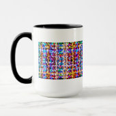 Farbenfrohe, verschwommene Lichter Tasse (Links)