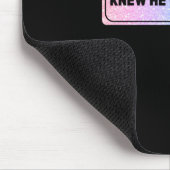 Farbenfrohe Version Warnschild Vorher gekauft B Mousepad (Ecke)