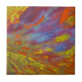 Farbenfrohe versteinerte Wälder nah Fliese (Vorderseite)