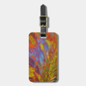 Farbenfrohe versteinerte Wälder nah Gepäckanhänger (Vorderseite vertikal)