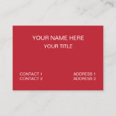 Farbenfrohe vertikale Streifen Visitenkarte (Rückseite)