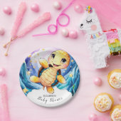 Farbenfrohe, verzauberte Ocean Turtle Baby Dusche Pappteller (Party)
