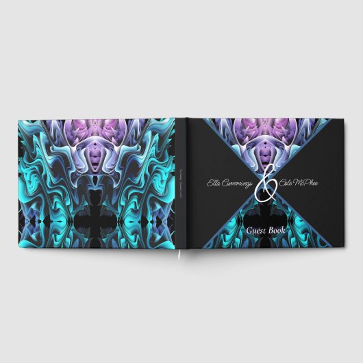 Farbenfrohe Verzauberung Gästebuch (Voll)