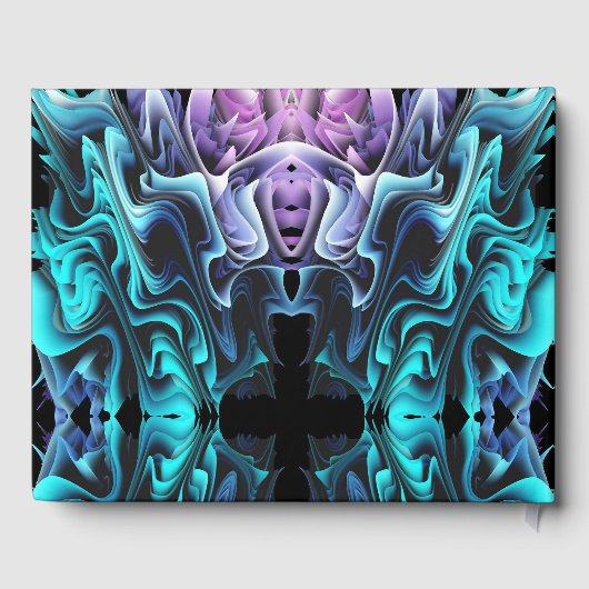 Farbenfrohe Verzauberung Gästebuch (Rückseite)