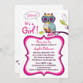 Farbenfrohe Verzierte Eukalyptusdusche Einladung (Vorne/Hinten)