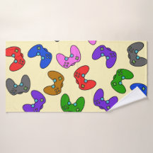 Farbenfrohe Videospielregler