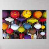 Farbenfrohe vietnamesische Hängeblattern Poster (Vorne)