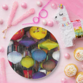 Farbenfrohe vietnamesische Hängeleuchten  Pappteller (Party)