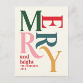 Farbenfrohe, Vintage Ankündigung (Vorderseite)