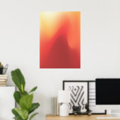 Farbenfrohe, Vintage Farbenpracht, strahlendes Pos Poster (Heimbüro)