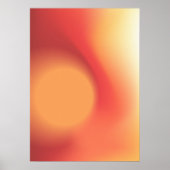 Farbenfrohe, Vintage Farbenpracht, strahlendes Pos Poster (Vorne)