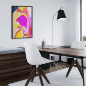 Farbenfrohe, Vintage Farbenpracht, strahlendes Pos Poster