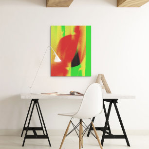 Farbenfrohe, Vintage Farbenpracht, strahlendes Pos Poster