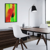 Farbenfrohe, Vintage Farbenpracht, strahlendes Pos Poster