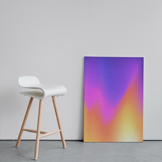 Farbenfrohe, Vintage Farbenpracht, strahlendes Pos Poster