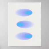 Farbenfrohe, Vintage Farbenpracht, strahlendes Pos Poster (Vorne)