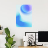 Farbenfrohe, Vintage Farbenpracht, strahlendes Pos Poster (Heimbüro)